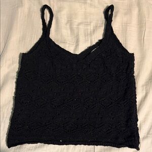 SO Black Lace Camisole Top